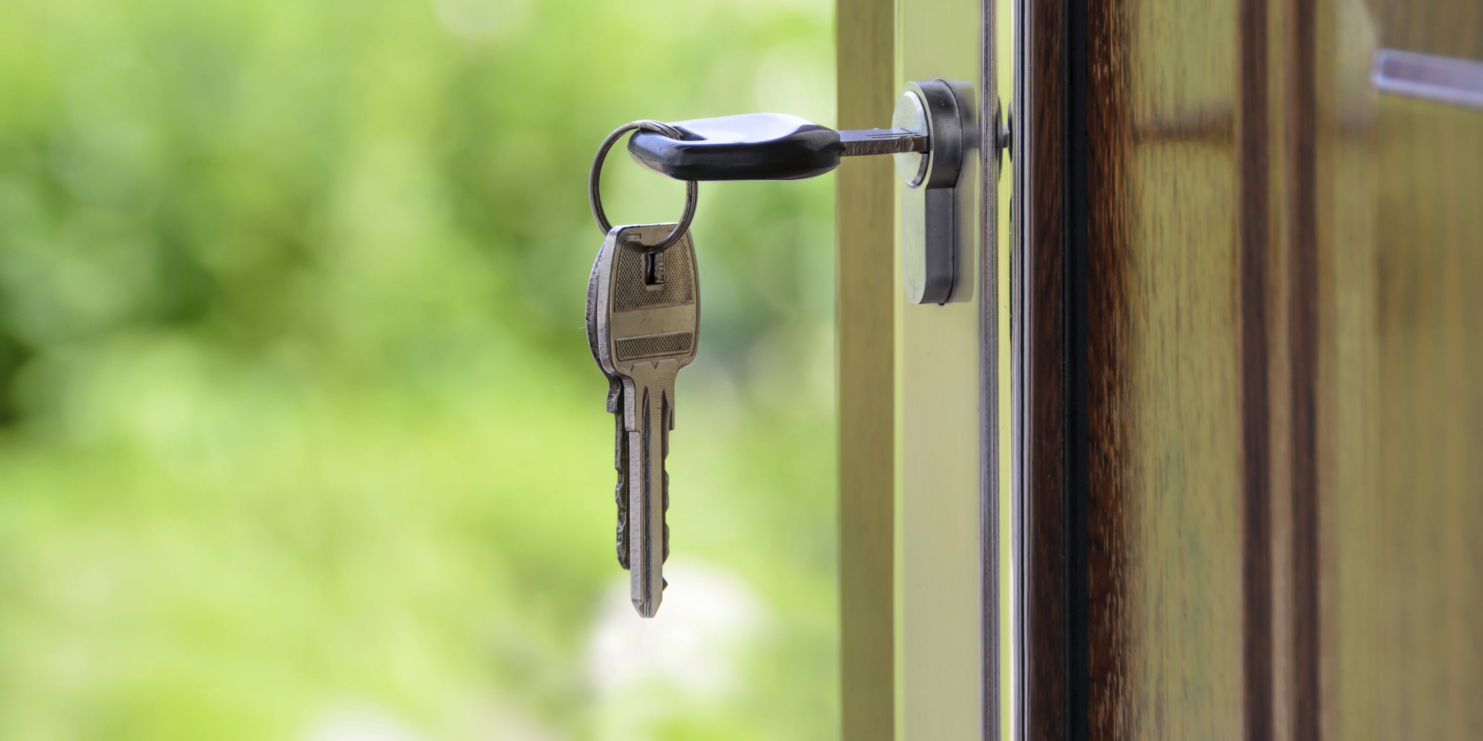 A Key in a door 