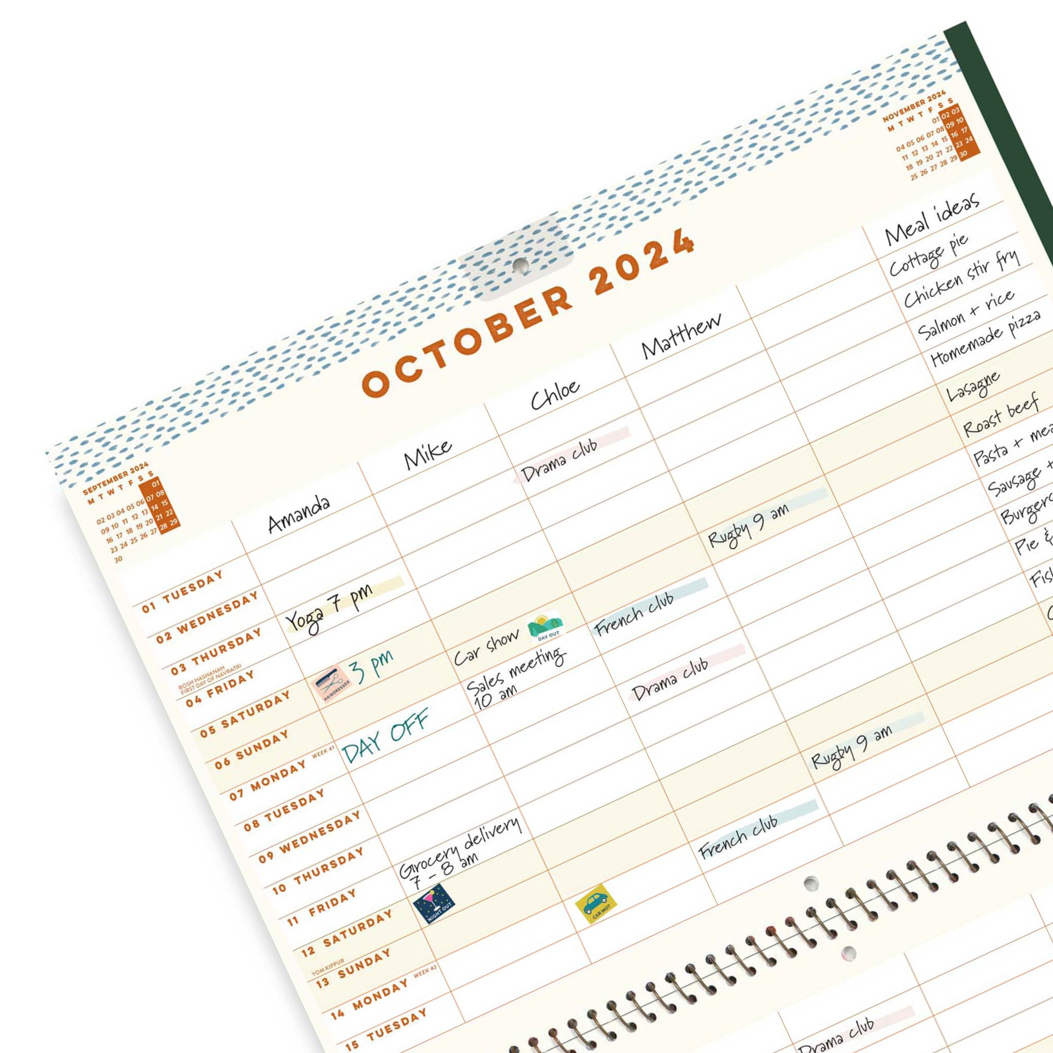 General Calendar and Diary Reminder Stickers