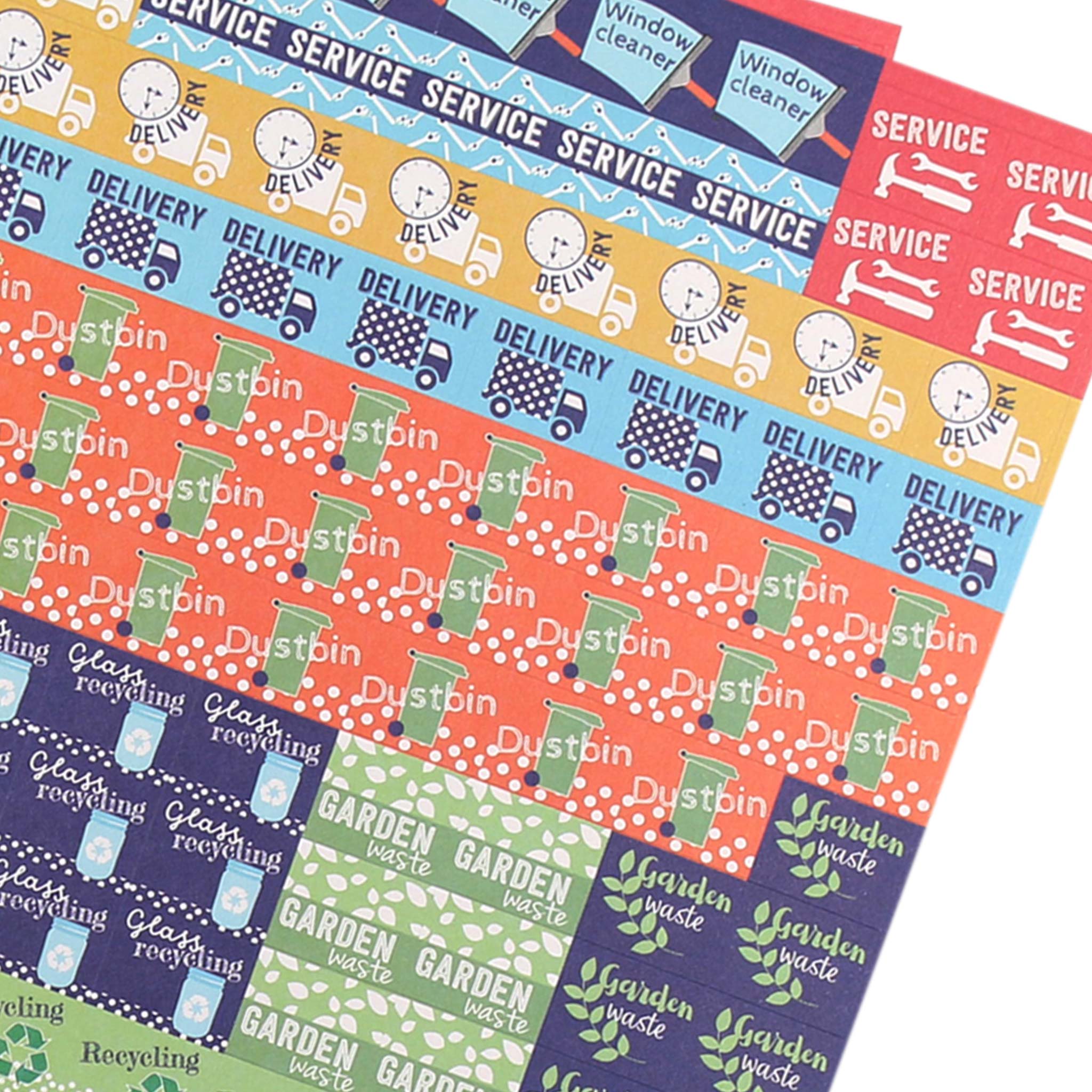 Household Calendar and Diary Reminder Stickers