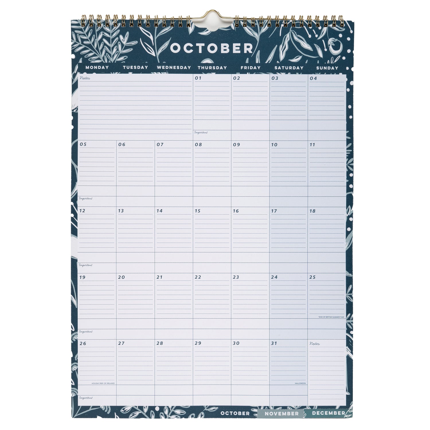 Perfect Year A3 Family Calendar 2026