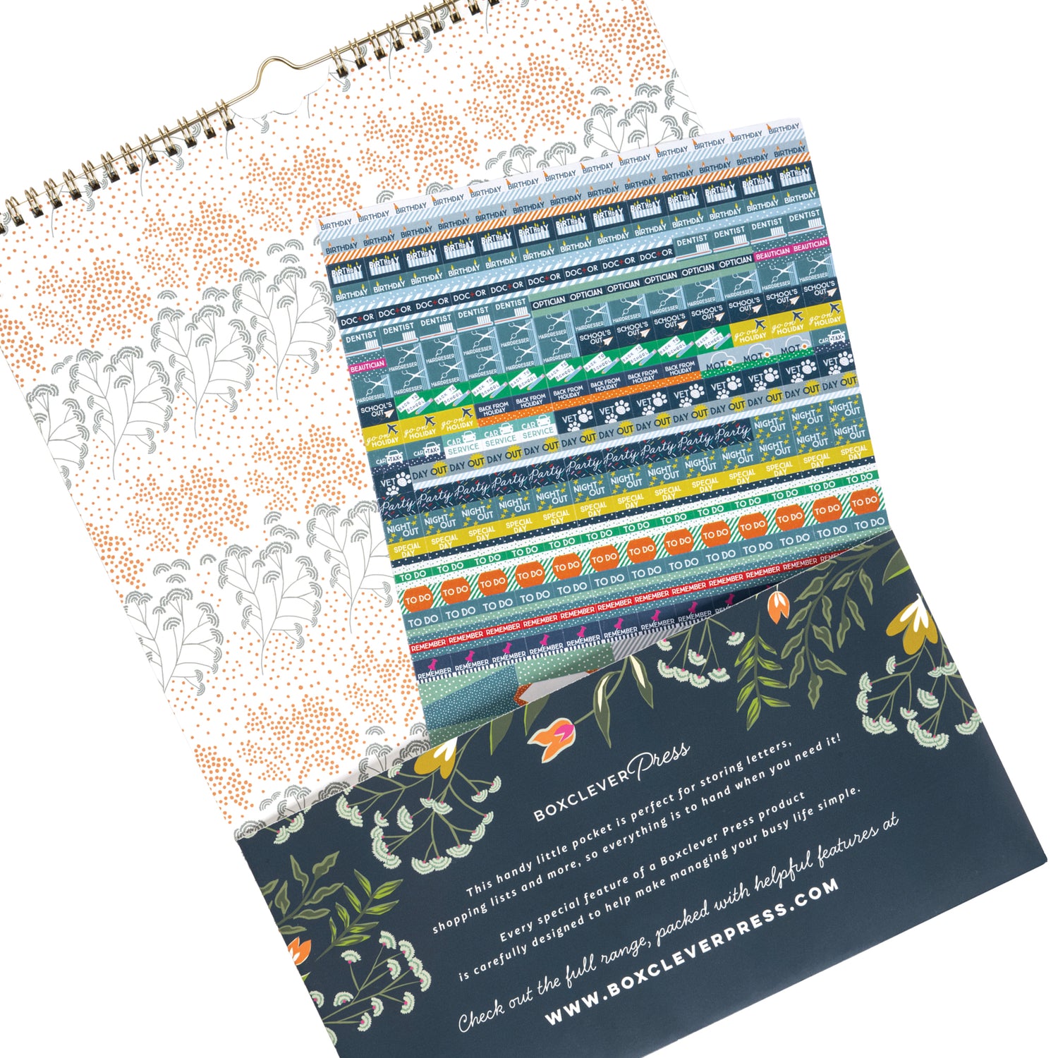 Perfect Year A3 Family Calendar 2026