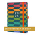 Boxclever Press Everyday A5 Diary 2025 with a rainbow geometric design.
