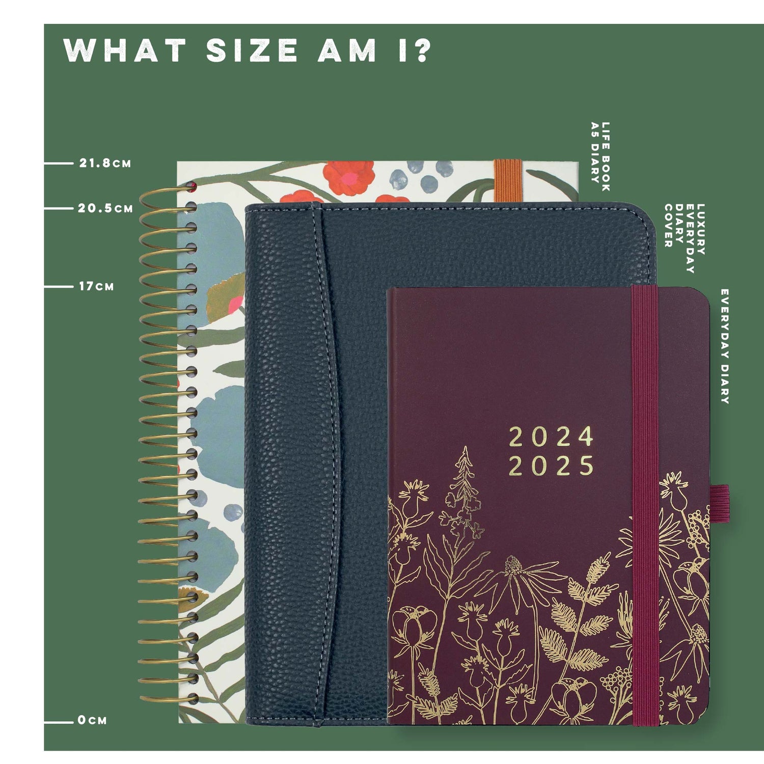 Luxury Everyday Diary Cover (Bag Size)