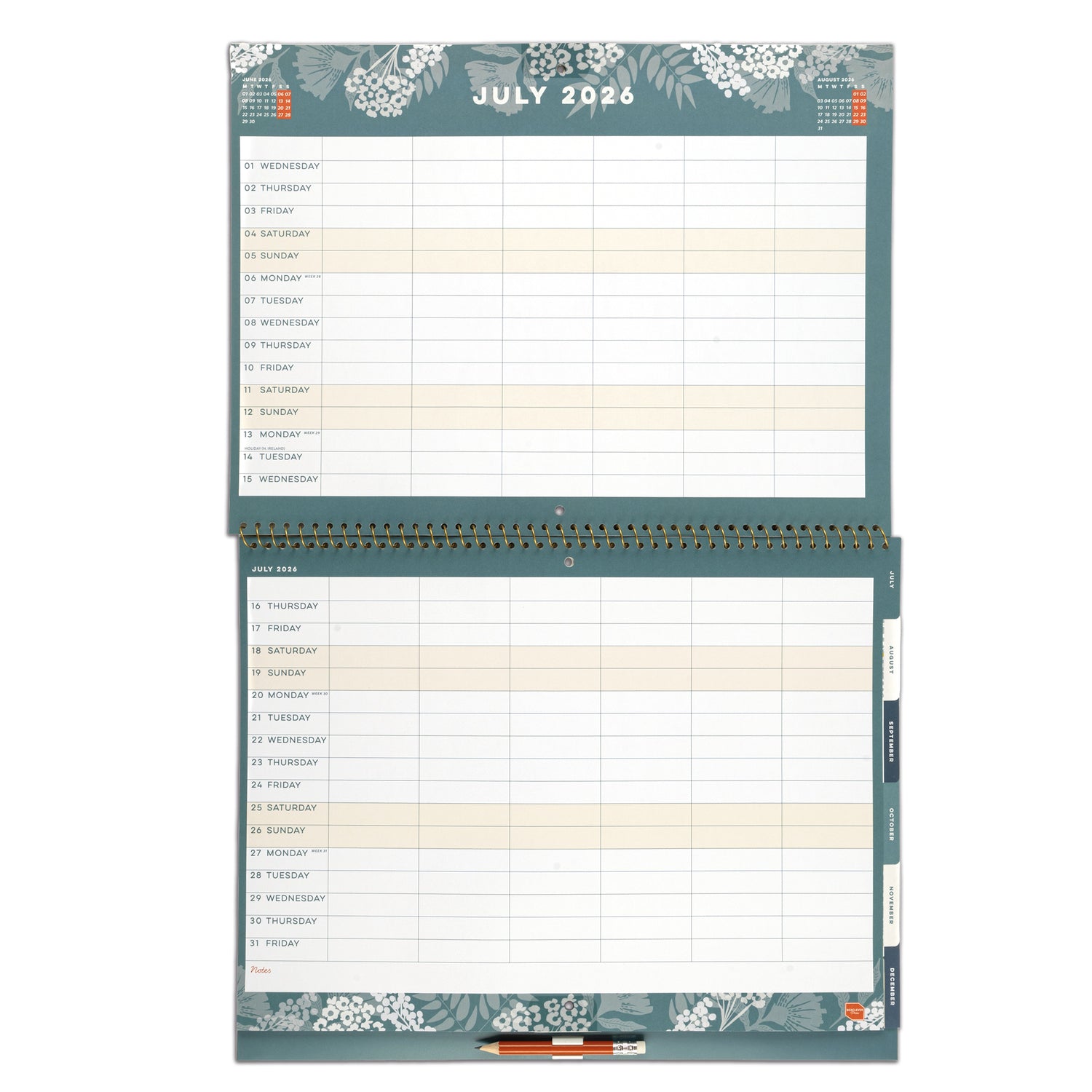 Family Home Planner Calendar 2026