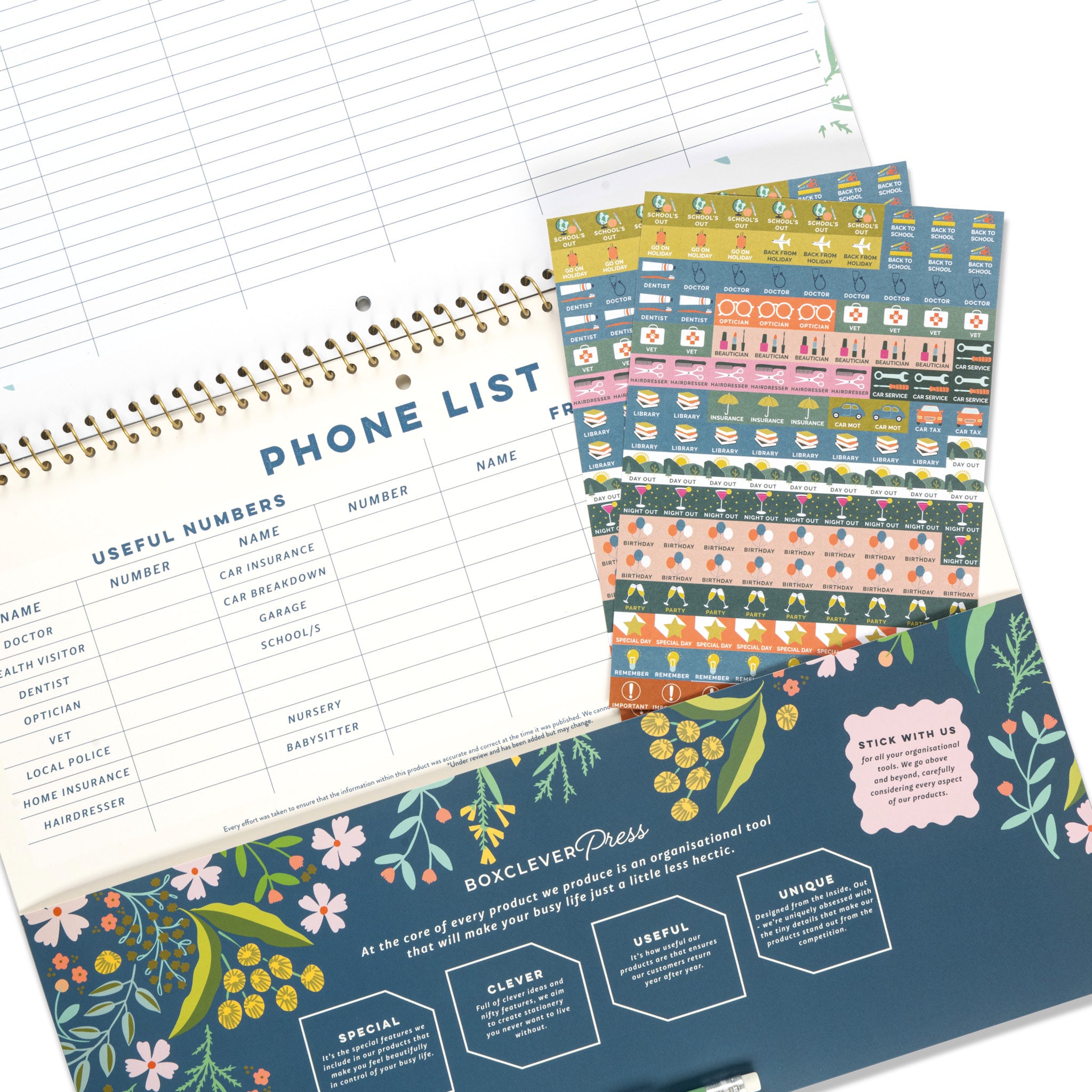 Family Home Planner Calendar 2027