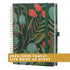 Boxclever Press Family Life Book Diary 2024/2025 with a dark green and floral design