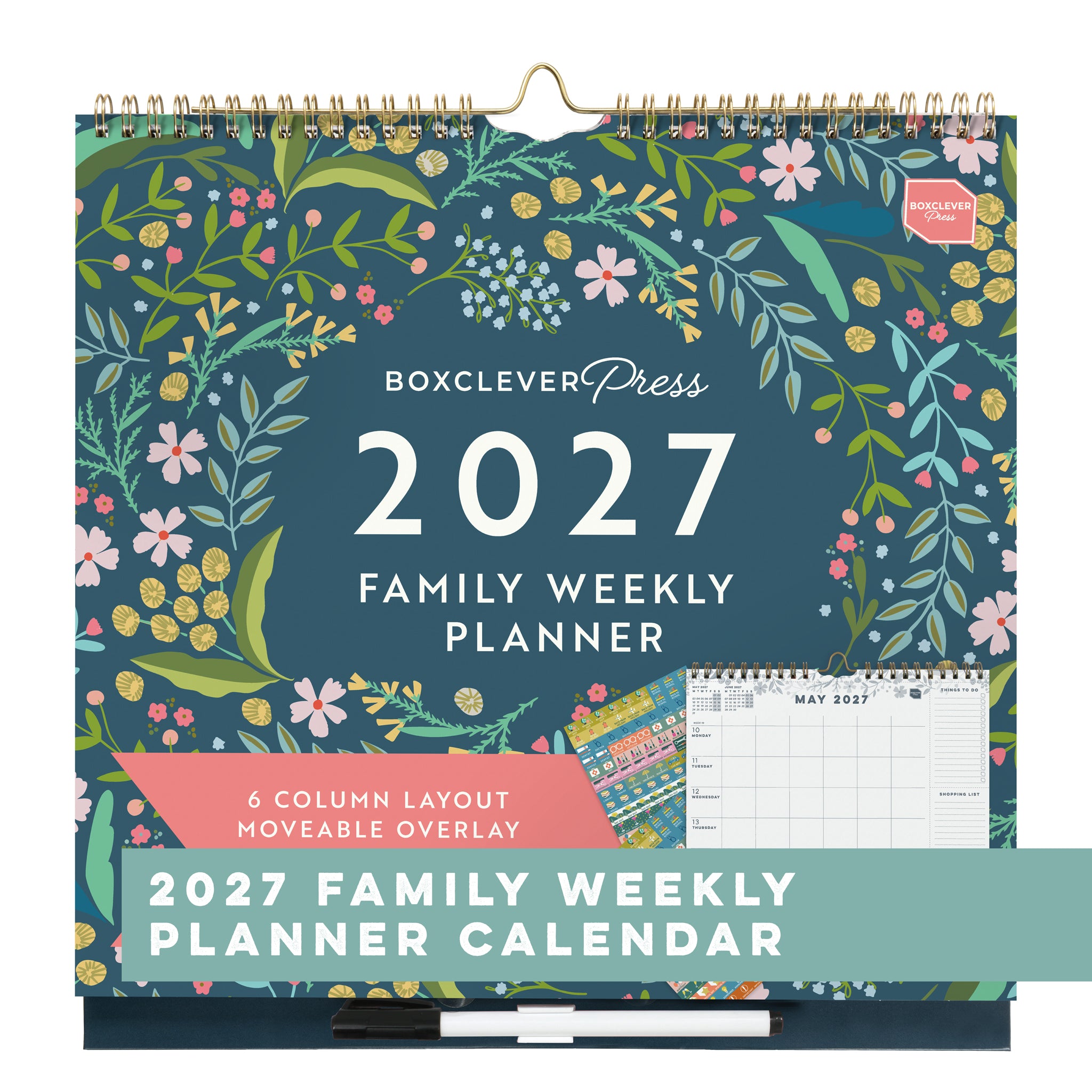 Family Weekly Planner Calendar 2027