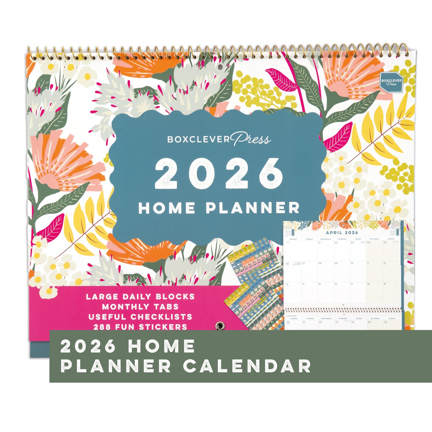 Home Planner Calendar 2026