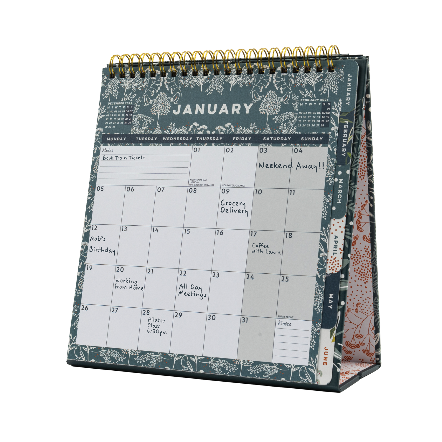 Perfect Year Flip Desk Calendar 2026