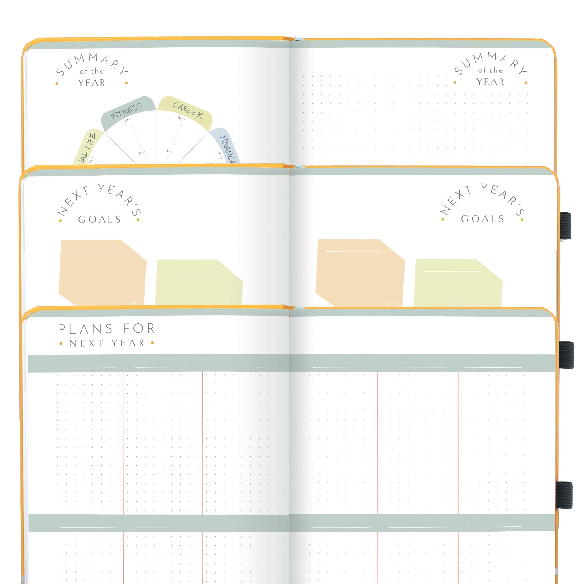 Perfect Year Undated Goals Planner (Sunshine)