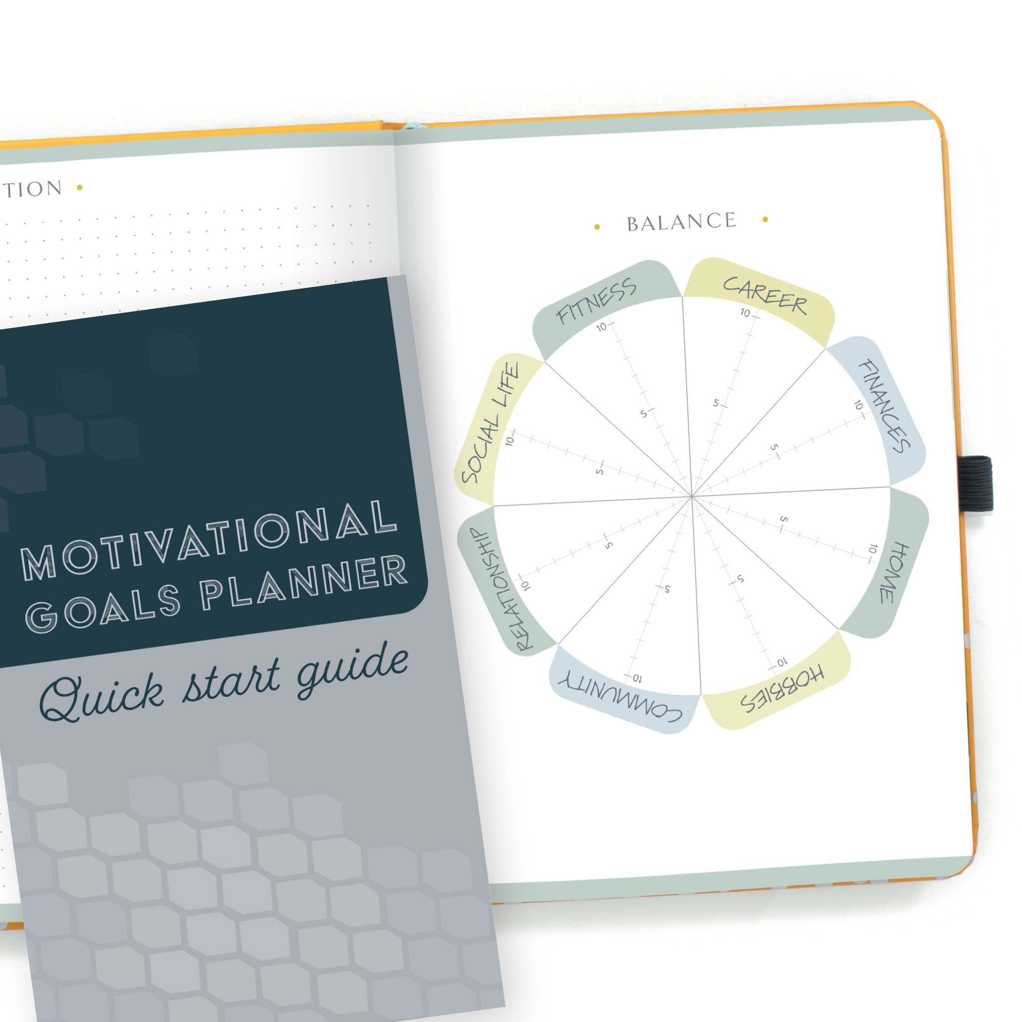 Perfect Year Undated Goals Planner (Sunshine)