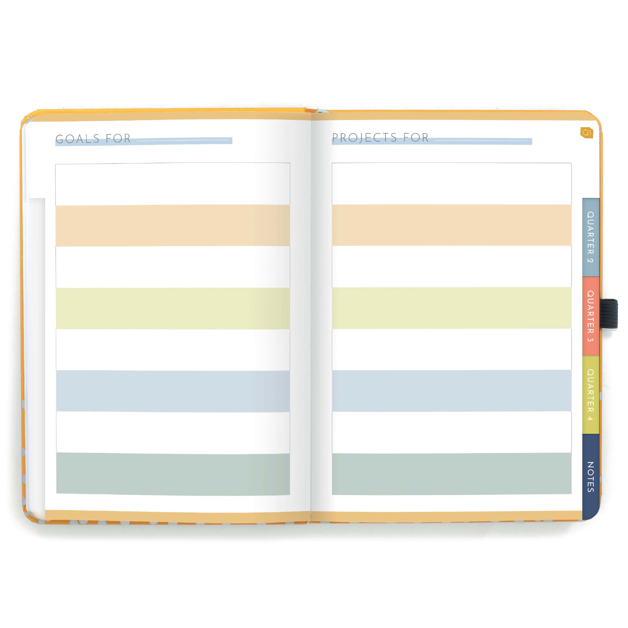 Perfect Year Undated Goals Planner (Sunshine)