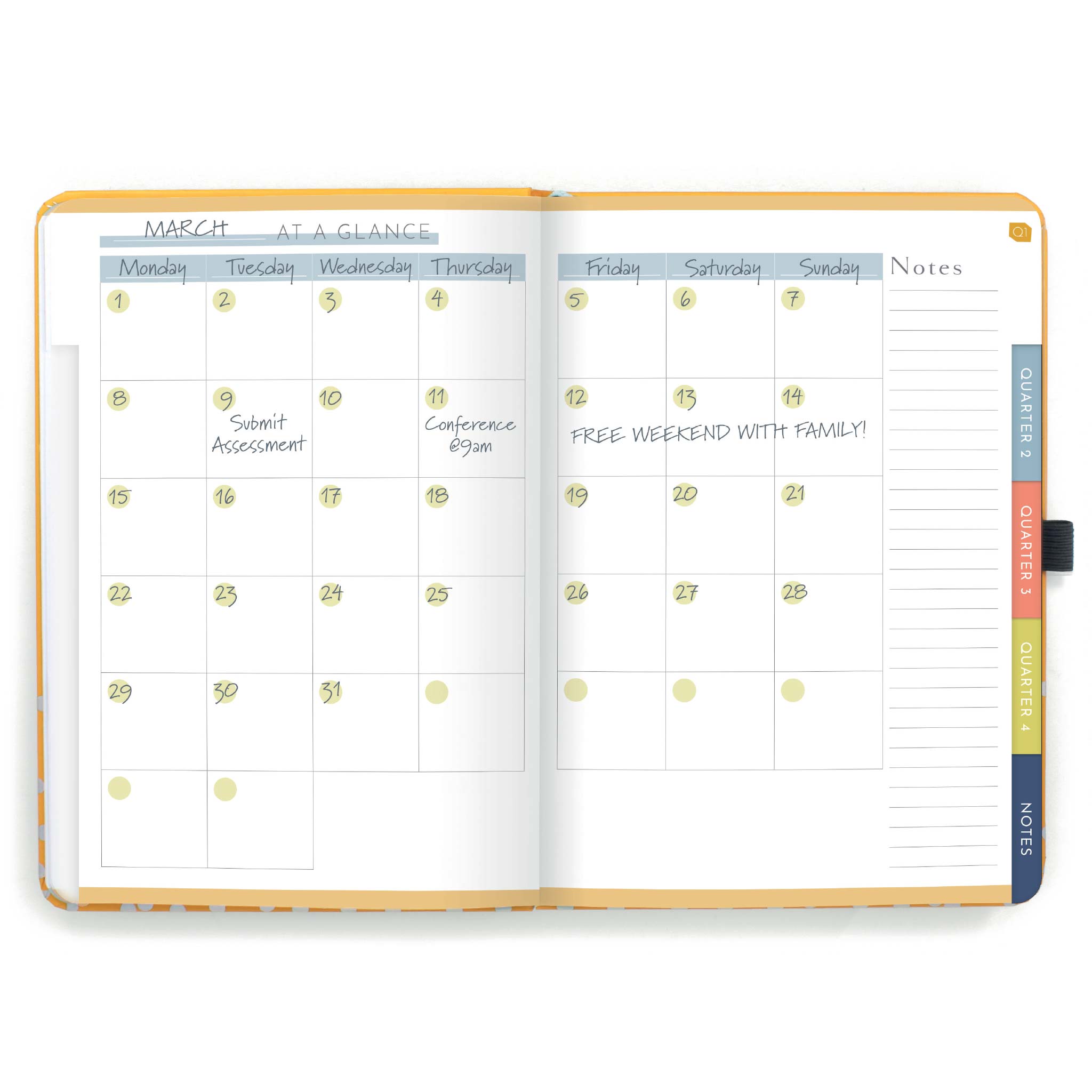 Perfect Year Undated Goals Planner (Sunshine)