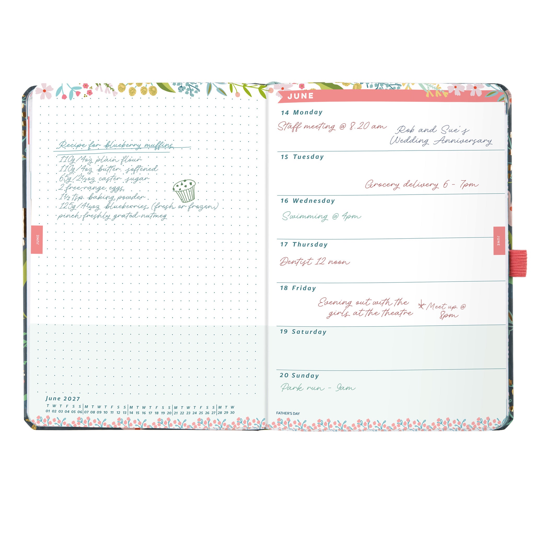Everyday A5 Week to View Diary 2027