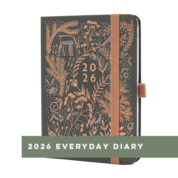 Everyday Diary 2026 | Bag Sized Week to View Diary with Note Pages