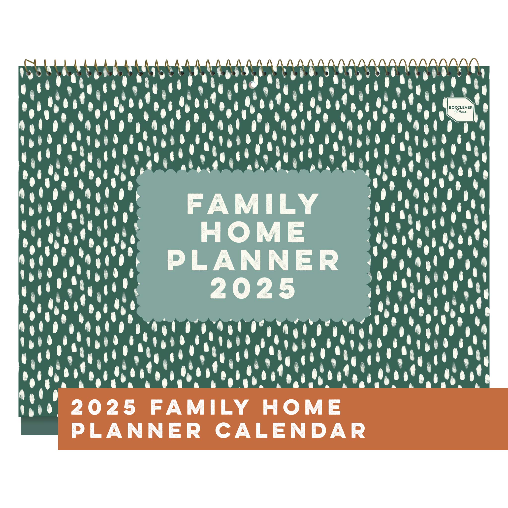 Boxclever Press Family Home Planner. Wall calendar 2025.