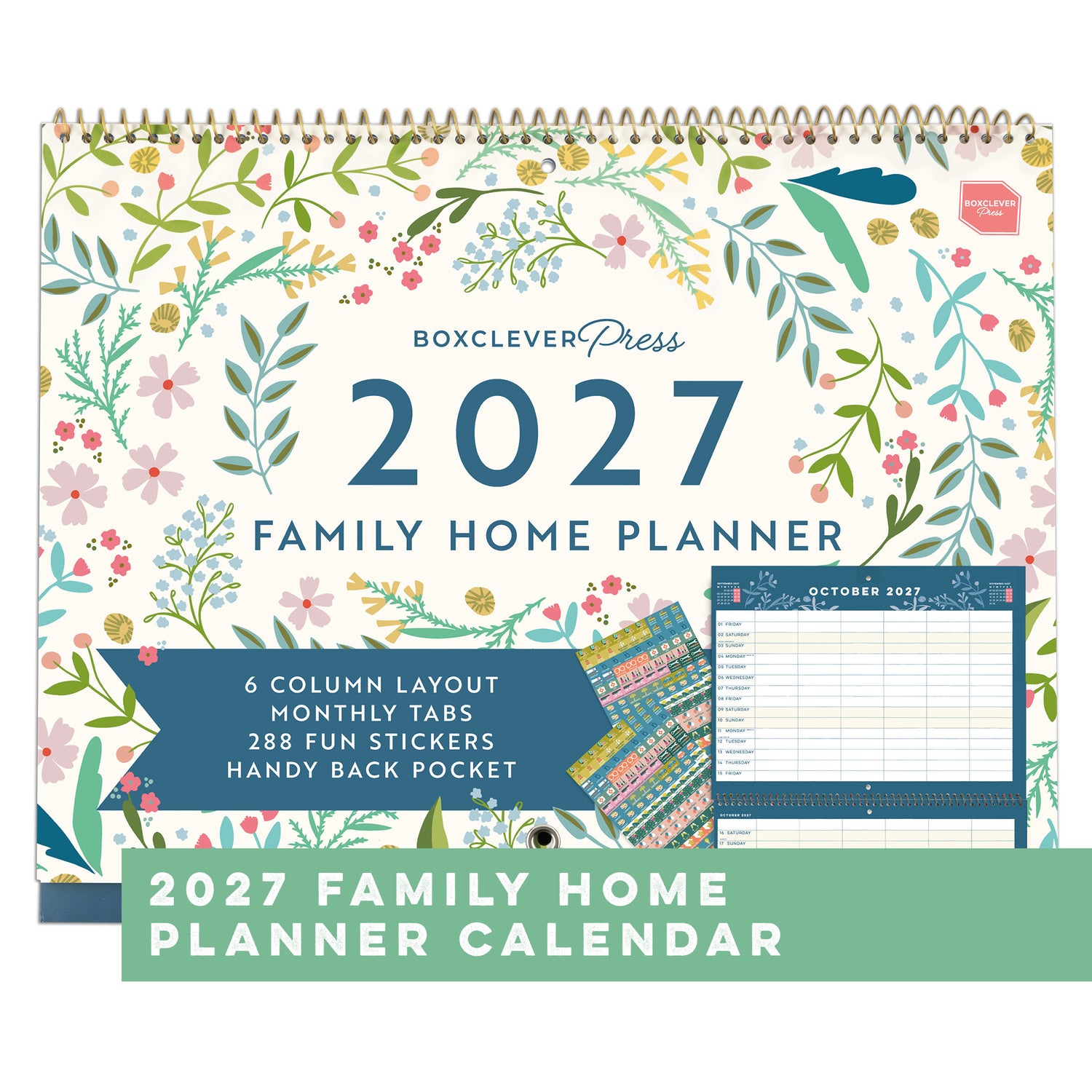 Family Home Planner Calendar 2027