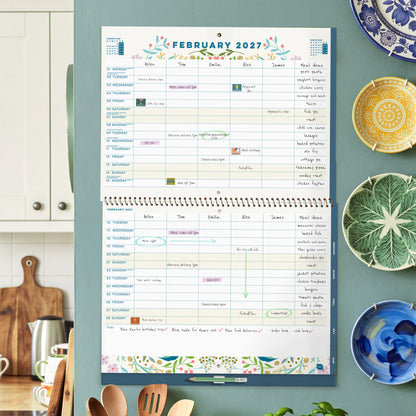 Family Home Planner Calendar 2027