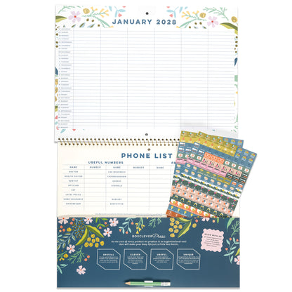 Family Home Planner Calendar 2027