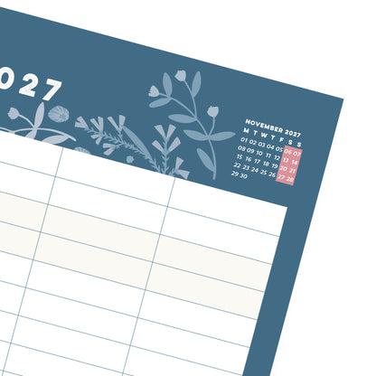 Family Home Planner Calendar 2027