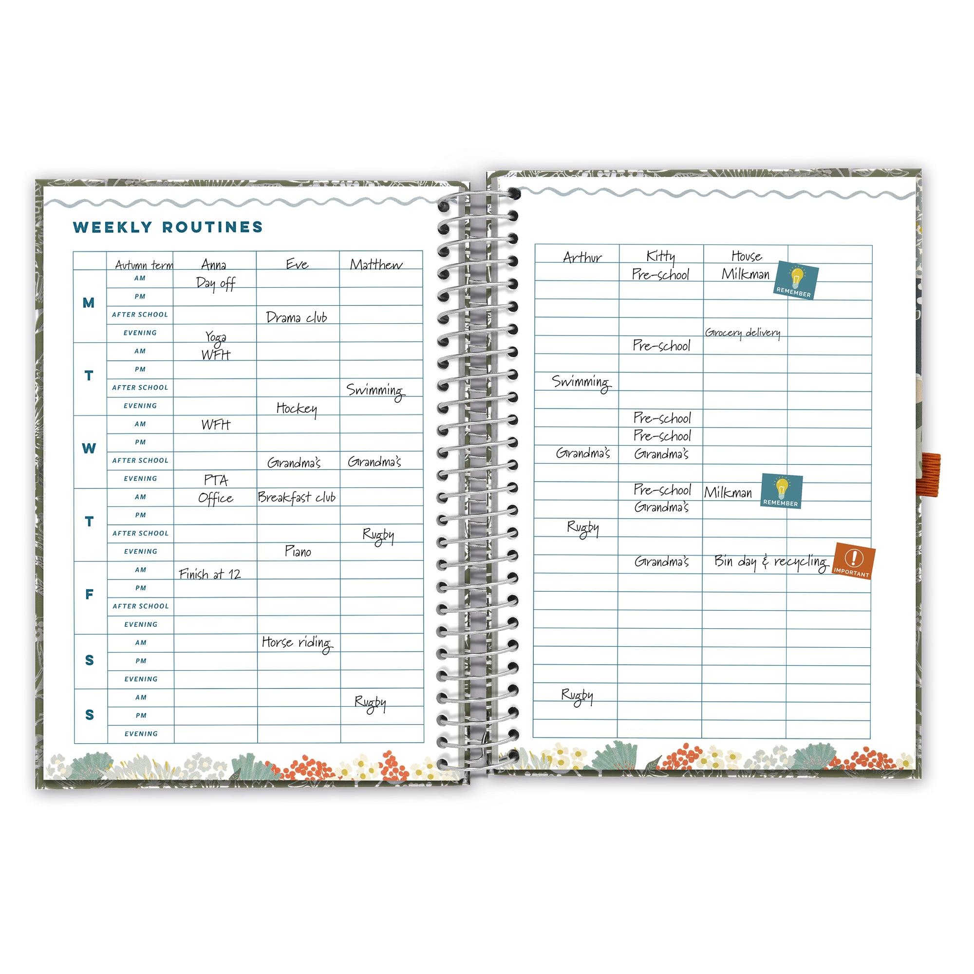 Family Life Book Diary 2026 | A5 Weekly Planner - Boxclever Press