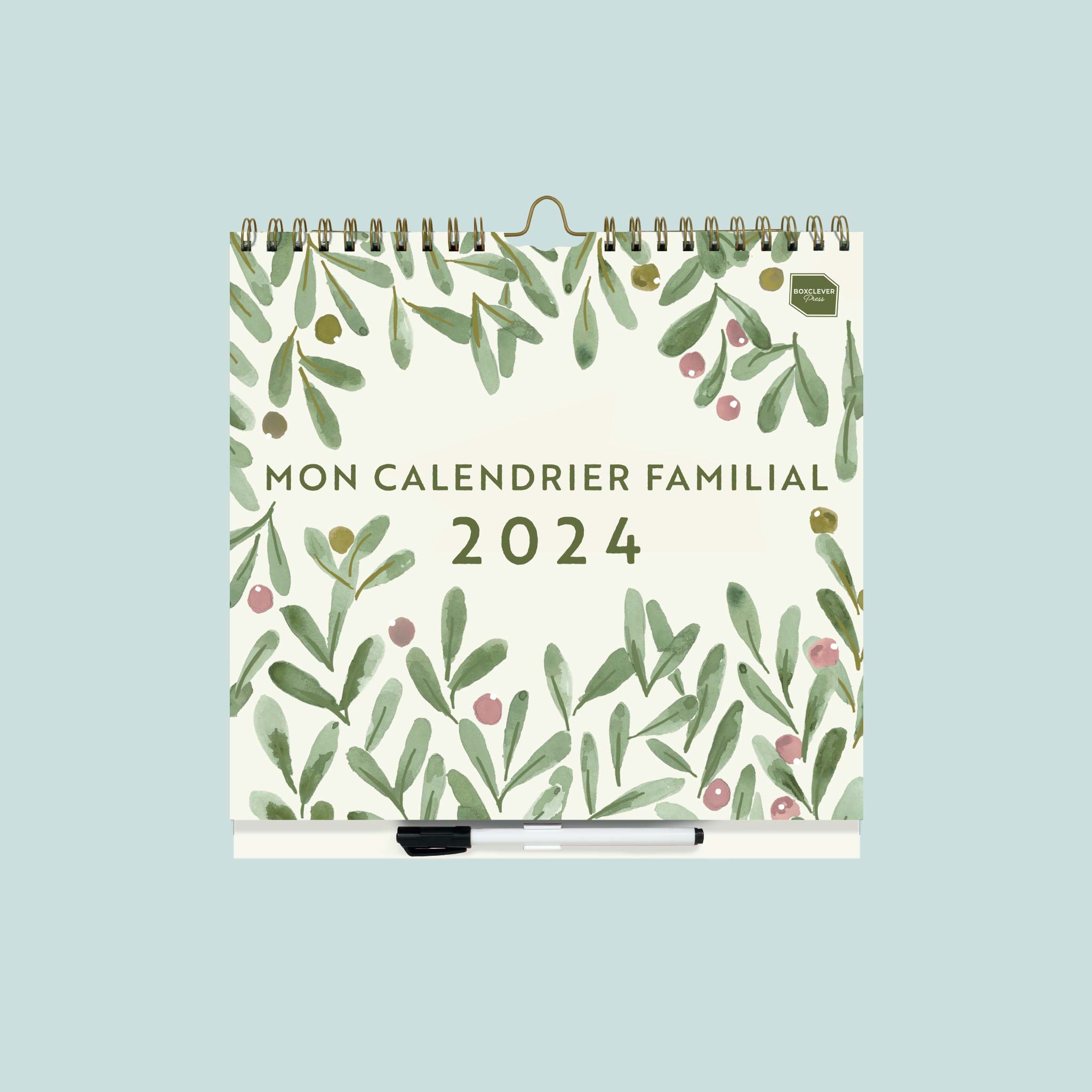 Mon Calendrier Familial 2024  French Family Weekly Planner 2024 - Boxclever  Press
