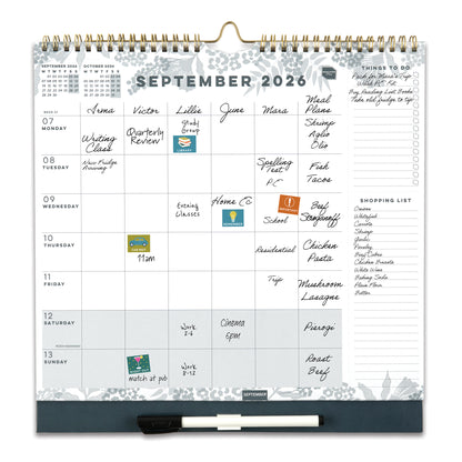 Family Weekly Planner Calendar 2026