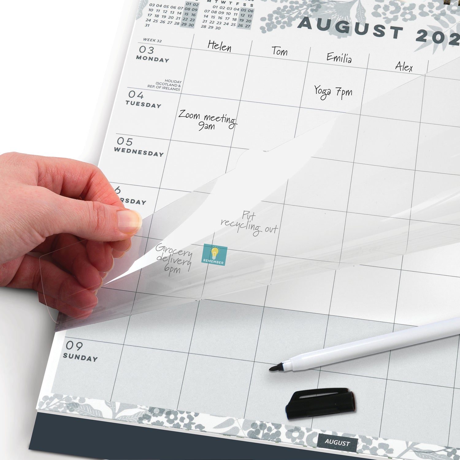 Family Weekly Planner Calendar 2026