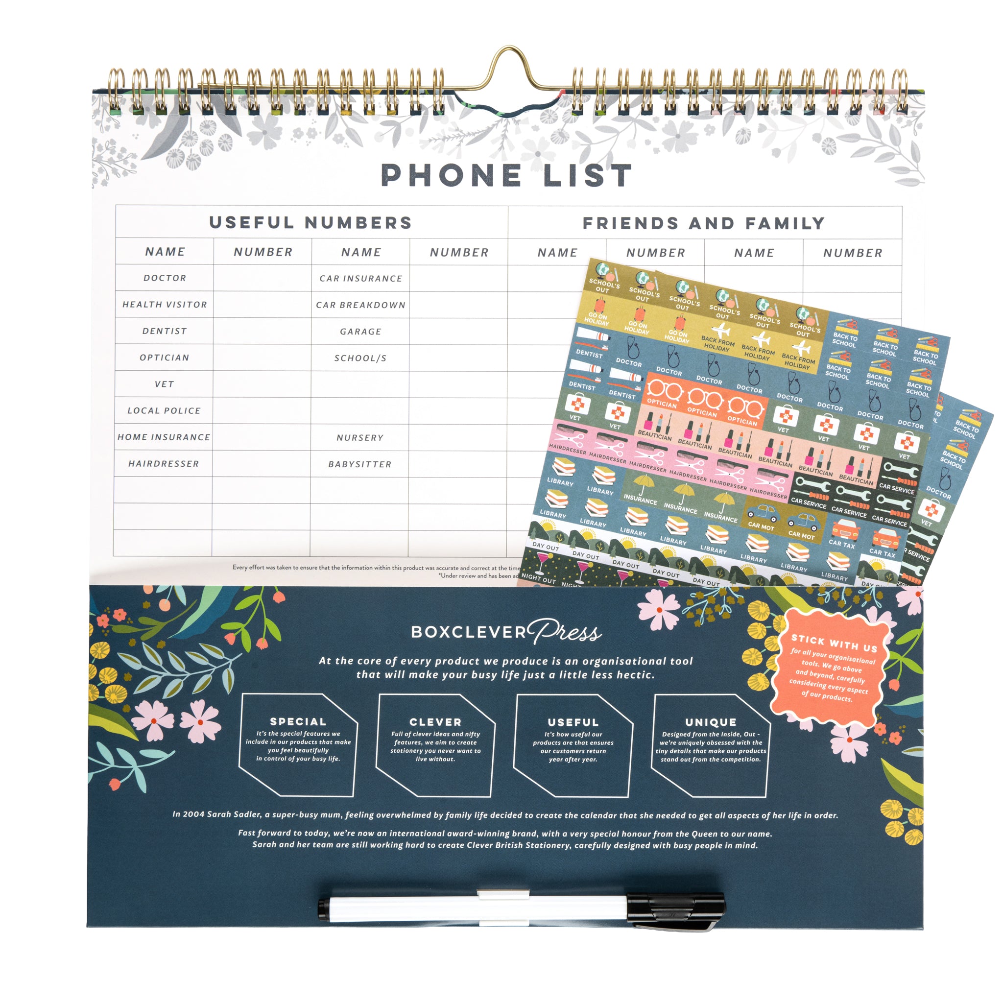 Family Weekly Planner Calendar 2027