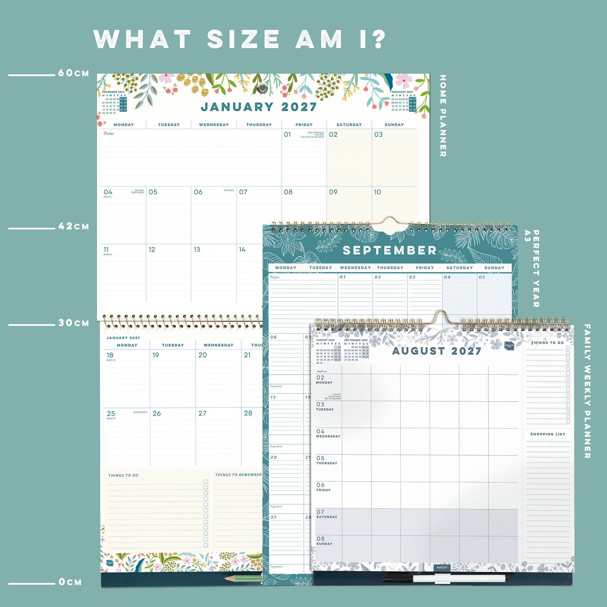 Home Planner Calendar 2027