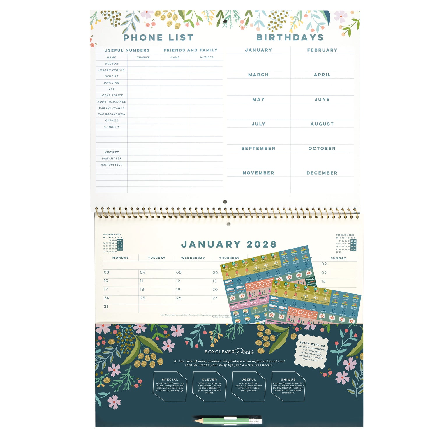 Home Planner Calendar 2027
