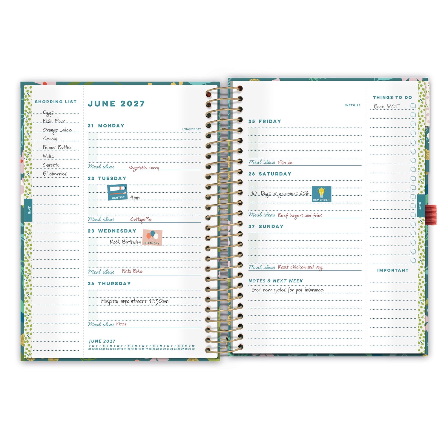 Life Book Diary 2027