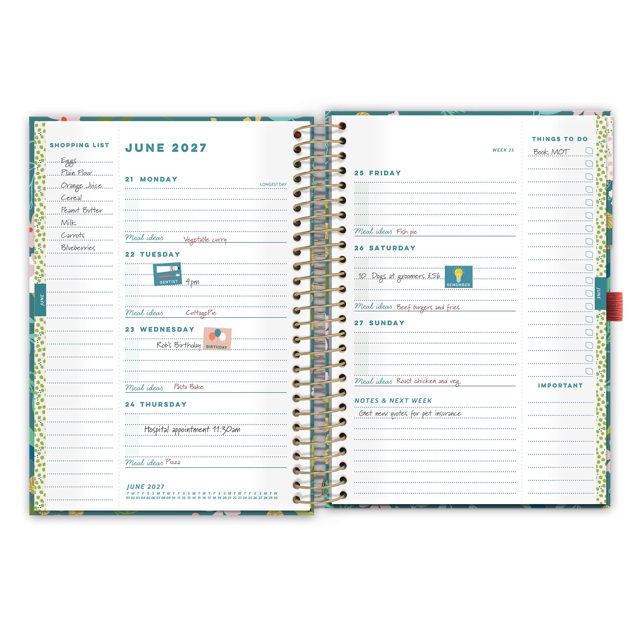 Life Book Diary 2027