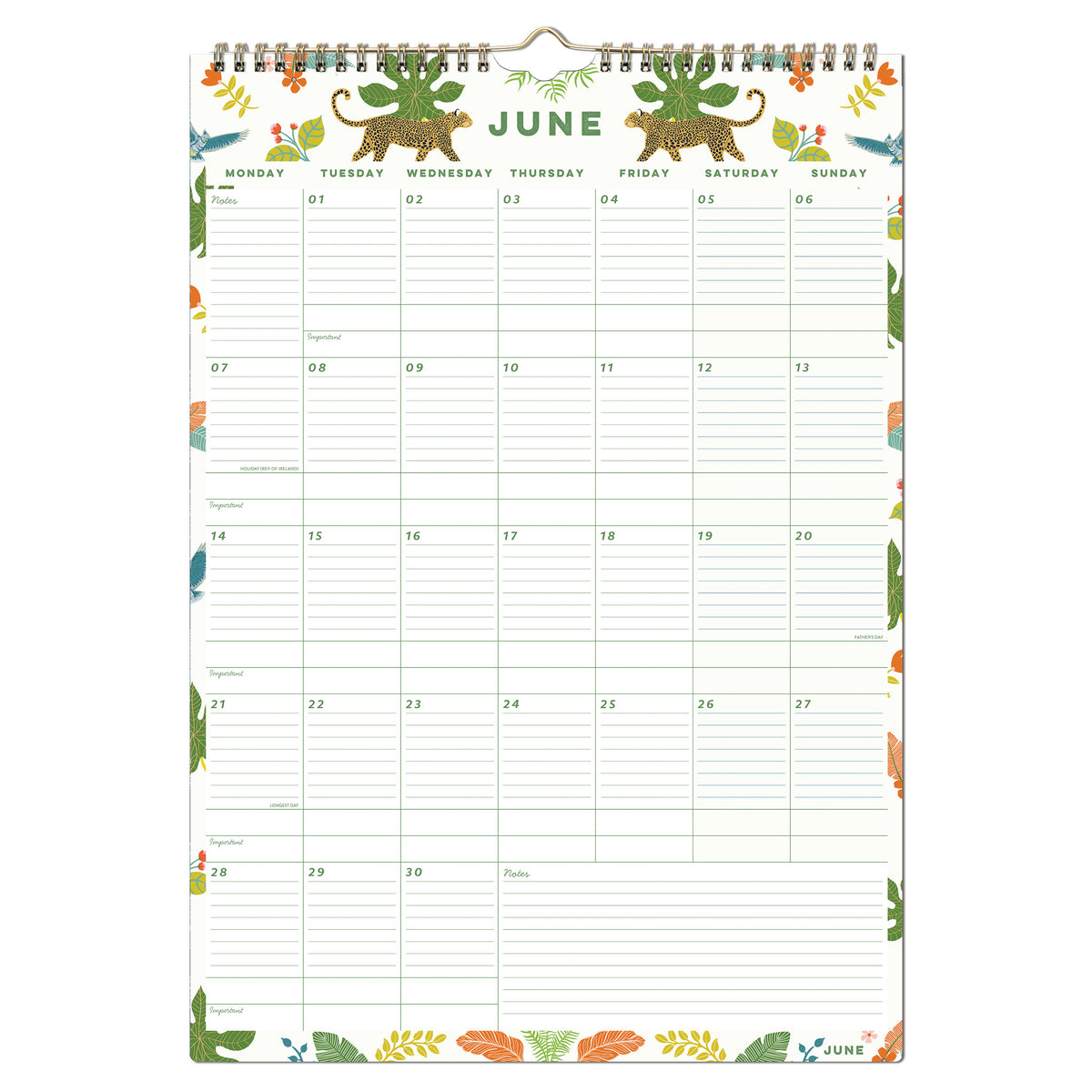 Perfect Year A3 Family Calendar 2027
