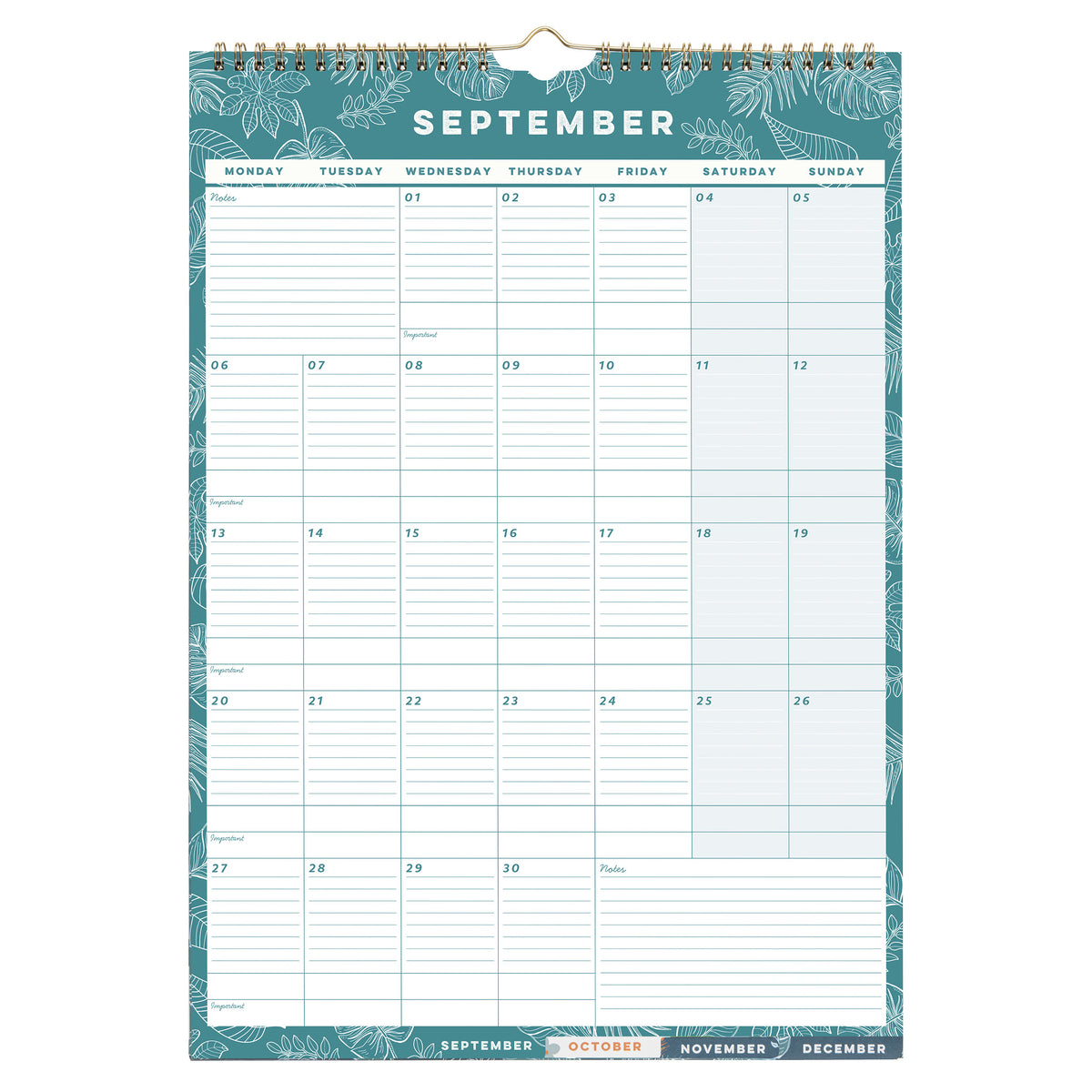 Perfect Year A3 Family Calendar 2027