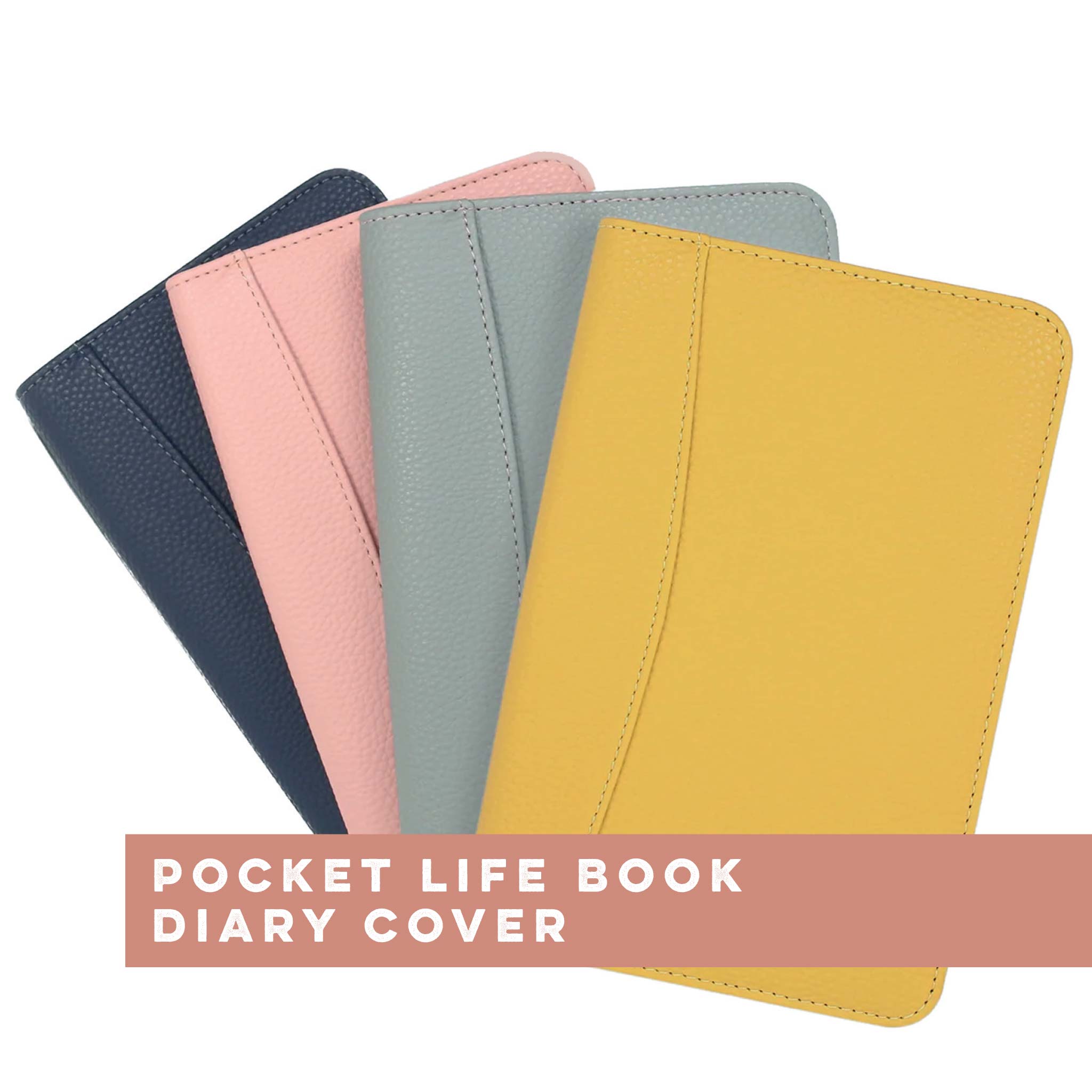 Pocket Life Book Diary Cover I Full-Zip Slimline Cover with Pocket ...